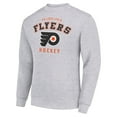 thumbnail image 2 of Men's Starter  Heather Gray Philadelphia Flyers Team Logo Fleece Pullover Sweatshirt, 2 of 3