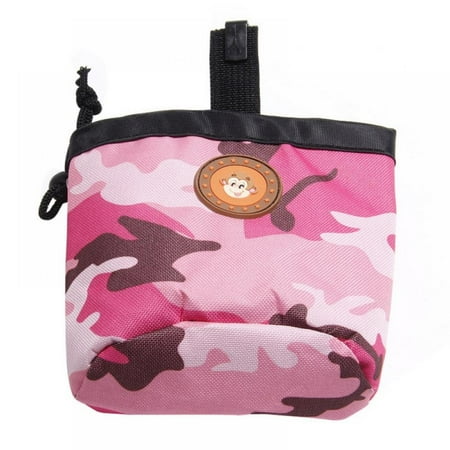 Dog Treat Pouch for Training Dog Puppy Waist Bag Built-in Poop Bag Dispenser Pet Toys Kibble Snack Storage Carrier Holder Drawstring Dog Treat Tote Reward Pocket Bait Bag