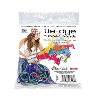 Alliance Tie-Dye Rubber Bands Assorted Pack, 2 oz.