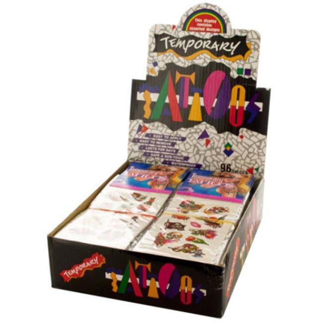 DDI 1880977 Whimsical Temporary Tattoos Counter Top Display