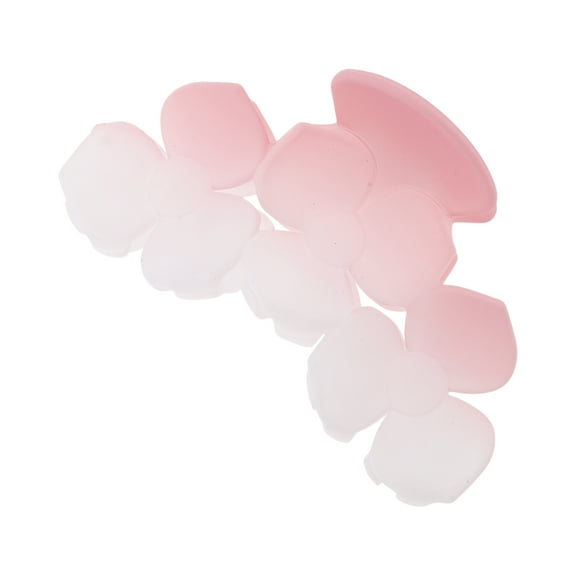 Unique Bargains 1 Pc Christmas Hair Clips Shamrock Hairdo Clip for Christmas 3.35"x1.97"x1.57" Gradient Pink