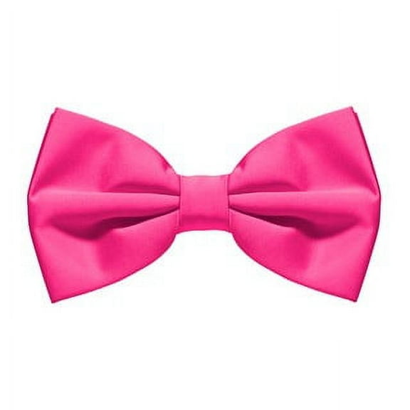 Mens FUCHSIA Pre-Tied Bow Tie Hot Pink Wedding Prom Groomsmen Party