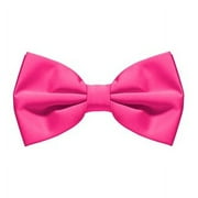 Mens FUCHSIA Pre-Tied Bow Tie Hot Pink Wedding Prom Groomsmen Party