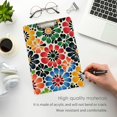 thumbnail image 3 of FORMRS Acrylic Clipboard with Low Profile Clip Standard A4 Letter Size, 12.5" x 9", Dark Floral, 3 of 8