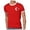 Watermelon Red, variant on Mens Crew Neck Short Sleeve Graphic T-Shirts Turkey Flag Crescent And Star Print Soft Casual Patriotic Streetwear Tee Shirt