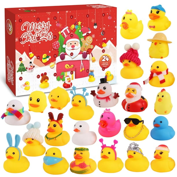 KEVCHE Toddler Advent Calendar 2022 | Mini Christmas Rubber Ducks Advent  Calendar with 24PCS Toys | Creative Bath Toy for Boys, Girls, Kids,  Christmas Party Favor Gifts A - Walmart.com