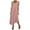 Pink, variant on Giftesty Summer Dresses for Women Women Summer Solid Color Round Neck Sleeveless Cotton Casual Maxi Cotton and Dress