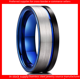 thumbnail image 3 of Joyas joyas moda creativa tres colores ranura anillo asimétrico, 3 of 5