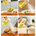 thumbnail image 6 of Spotyy Olive Oil Dispenser Bottle for Kitchen，2 in 1 Oil Sprayer for Cooking, 16oz/470ml Glass Oil Spray Bottle with Pourer, Food-grade Oil Mister for Air Fryer, Salad, Frying., 6 of 6