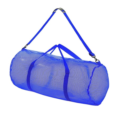 ANXPTIME Mesh Diving Duffels Bag Collapsible Large Beach Bags Hand Bag with Zipper Diving and Snorkeling Gear & Equipment Bags