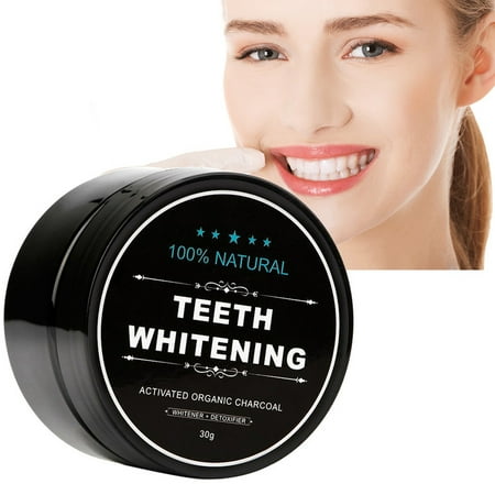 100% Natural Teeth Whitening Whitener Activated Organic Charcoal Powder Polish Teeth Clean Strengthen Enamel Health Care
