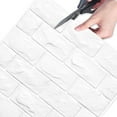 thumbnail image 4 of 30 Pcs 3D Wall Panels Peel and Stick Foam Brick Wallpaper Self Adhesive Waterproof Covering for Decor, 4 of 8
