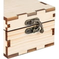 thumbnail image 4 of Gancho De Pestillo De Cerraduras De Cuerno De Metal De 20 Piezas, Bronce, Adecuado Para Cajas De Madera Retro Y Joyeros, Equipado Con Tornillos De Montaje, 4 of 5