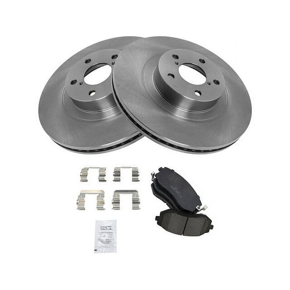 Front Brake Pad and Rotor Kit - Compatible with 2005 - 2012 Subaru Outback 2006 2007 2008 2009 2010 2011