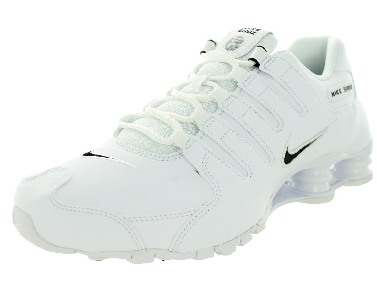 paso inquilino comprar Nike 501524-106: Shox NZ Mens White Black White Sneakers (13 D(M) US Men) -  Walmart.com