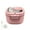 Pink, variant on Single-Layer Bento Lunch Box for Adults,Removable Dressing Container with Utensil Set,Leakproof Design Microwave Safe,Portable Thermal Food Storage for Work Picnic Travel