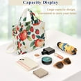 thumbnail image 5 of FORMRS Womens Corduroy Tote Bag Crossbody Shoulder Handbag with Pocket, Strawberry Pattern, 5 of 7