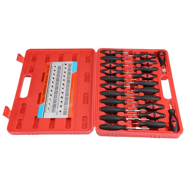 Mgaxyff 23pcs Universal Automotive Terminal Release Removal Remover Tool Kit, Universal Terminal