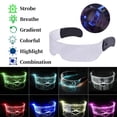 thumbnail image 2 of Monstrate 2 piezas de gafas brillantes para banquetes de fiesta de Navidad, gafas Unisex con pilas coloridas iluminadas, gafas para Bar, Pub, Kits de decoración para fiestas FG38 control doble, 2 of 6