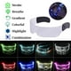 thumbnail image 4 of Ounissouiy 2 piezas de gafas brillantes para banquete de Navidad alimentado por botón de anteojos iluminado colorido operación gafas Kits de decoración para fiestas FG38 control doble, 4 of 6