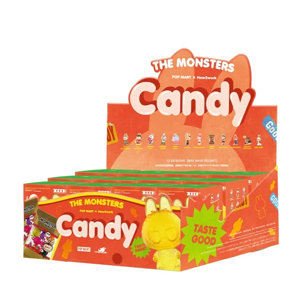 Pop Mart Labubu The Monsters Candy Series Blind Box Guess Bag Mystery Box Toys Doll Cute Anime Figure Desktop Ornaments Gift