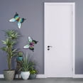 thumbnail image 4 of Arte del hierro mariposa hogar colgante de pared puede colgar pared jardín césped decoración interior al aire libre color 2, 4 of 10