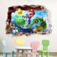 thumbnail image 2 of 70*50cm Super Mario Bros. Adhesivo de pared Adhesivos de pared extraíbles para habitación de niños Dormitorio Sala de estar Guardería Decoración del hogar Decoración de dibujos animados Arte mural de, 2 of 3