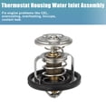 thumbnail image 4 of Termostato de salida de agua, conjunto de carcasa del termostato del refrigerante del motor para Chevrolet Silverado 1500 2003-2006 No.12600171, 4 of 7