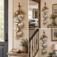 thumbnail image 7 of Hanging Heart Wall Decor, Rustic Farmhouse Hanging Heart Decoration with 5 Layer Wooden Hearts, Vintage Wood Hearts Trinket Shelf Hangings Art, Rustic Neutral, 7 of 7
