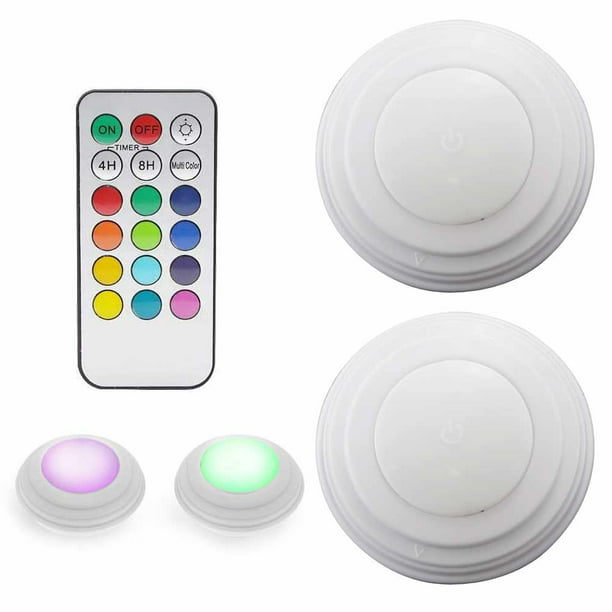 Control LED Light Self Adhesive Dimmer Wireless Closet Lamp Multi Color - Walmart.com