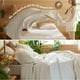 thumbnail image 4 of Manta Bedsure de algodón con cama king, 274 x 229 cm, ligera, color beige, 4 of 9