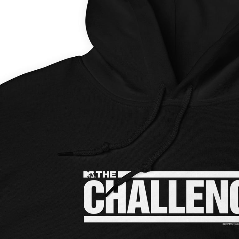 MTV The Challenge Lightweight Adult Unisex Hooded Sweatshirt Officially Licensed Black X Large Walmart