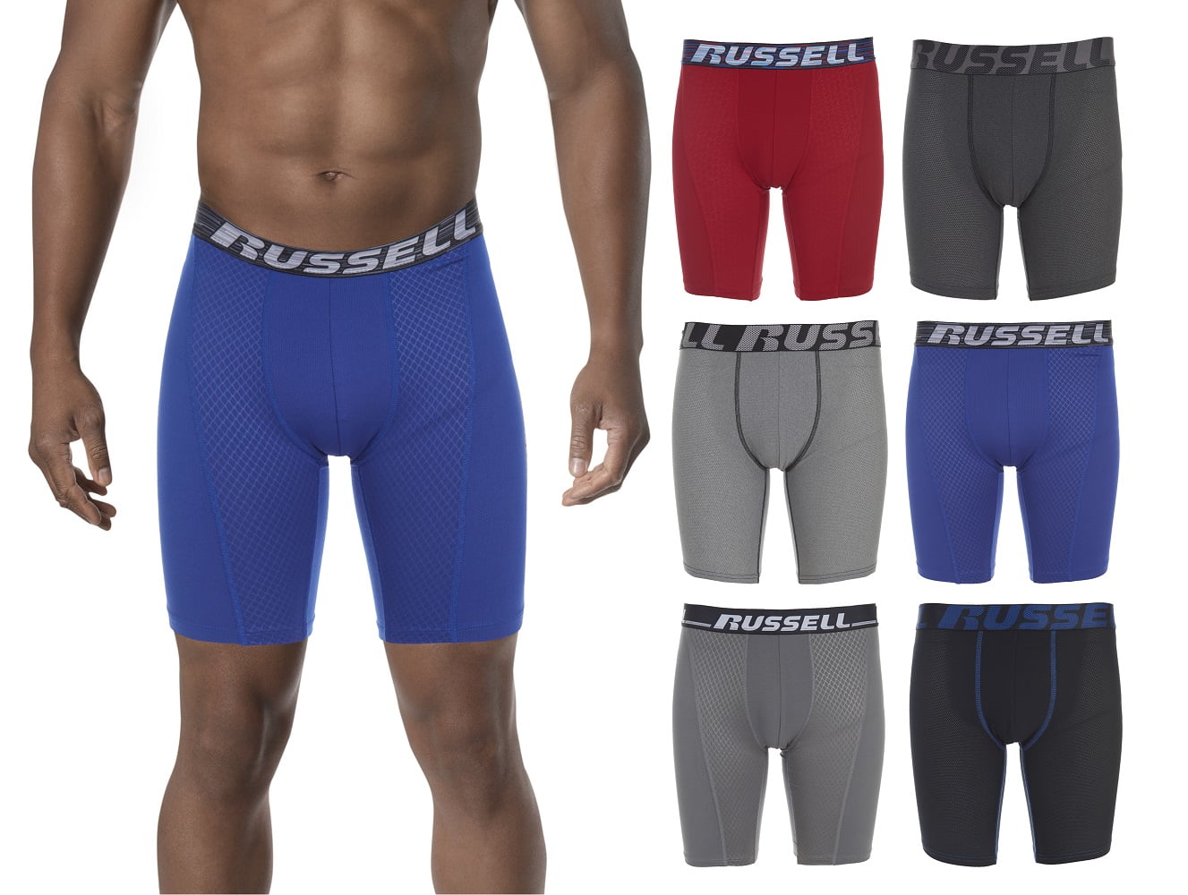 Russell Athletic 6 Pack of Russell Performance Men's Assorted Prints