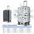 thumbnail image 6 of Xecao Modern Industry print Elastic Luggage Cover, with double-sided print , is perfect for travel, business, and daily use, 6 of 9