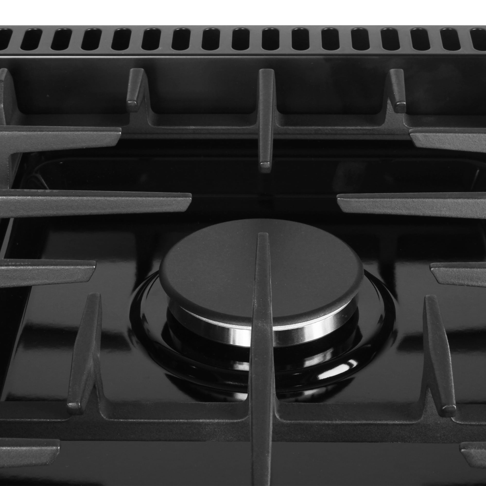 Cosmo 36 in. Haven Collection 6 cu. ft. Gas Range, 6 Burners, Convection Oven, Knob LEDs, Matte Black