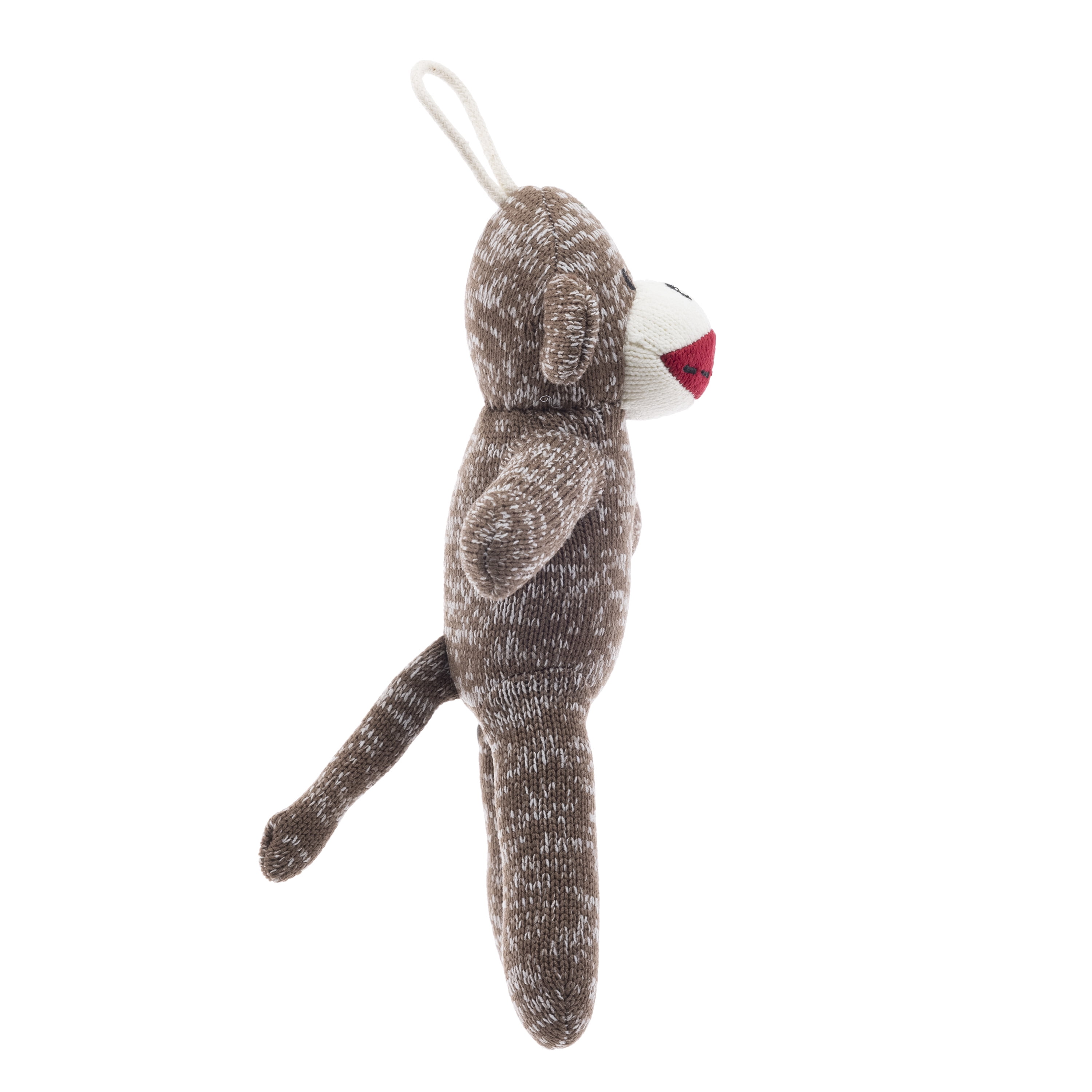 Vibrant Life Cozy Buddy Sock Monkey Dog Toy, Chew Level 1