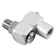 thumbnail image 3 of Silver Aluminum Air Hose Fitting for Connecting 1/4" Diameter Hoses to Pneumatic Tools with Ease, 3 of 9