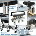 thumbnail image 4 of 3 Station Edge Roller Bender, Metal Sheet Bending Tool Stable and Uniform Aluminum Alloy Handle  for Information Booth, 4 of 7