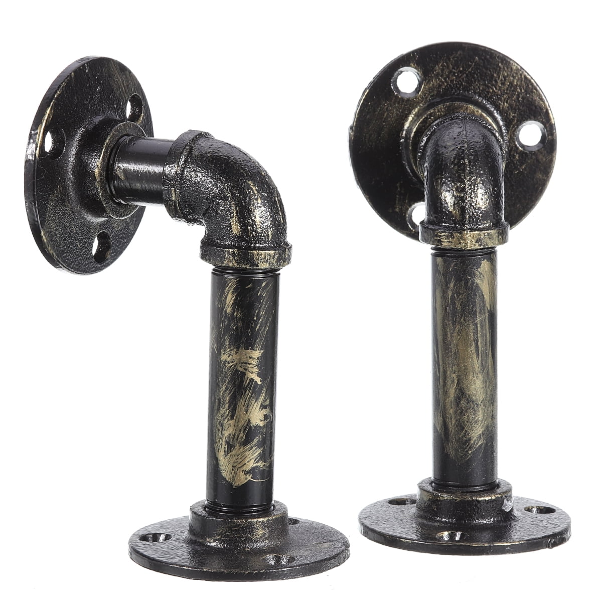 Shelving Heavy Duty Industrial Iron Strong Shelf Brackets Elbow Style