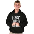 thumbnail image 5 of Best Dude Ever BFF Friendship Friend Hoodie Hooded Sweatshirt Men Brisco Brands S, 5 of 5