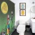 thumbnail image 4 of The Nightmare Before Christmas Rideau de Douche Décoratif Rideau de Bain Imperméable en Polyester avec 12 Crochets, 4 of 7