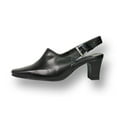 thumbnail image 3 of PEERAGE Zoe Women's Wide Width Leather Slingback Pumps, 3 of 6
