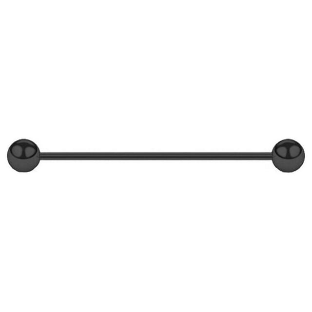 16G Industrial Barbell Surgical Steel Anodized Body Piercing Jewelry 32mm Long