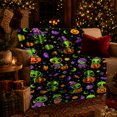 thumbnail image 3 of Cute Aliens Pumpkins autumn celebration Scene, Festive autumn celebration Scene, Warm Flannel Blanket for Living Room and Family Room, Art Lovers autumn celebration Gift, Festive Home Decor, 3 of 9