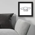 thumbnail image 3 of Gallery Pops Sanrio Cinnamoroll - Cinnamoroll Character Portrait Wall Art, Black Framed Version, 12" x 12", 3 of 5