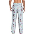 thumbnail image 3 of Xecao Poodle Dog Men's Straight Lounge Pajama Pants: The Ultimate in Comfortable Sleepwear, 3 of 9