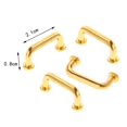 thumbnail image 4 of 12pcs Miniature Drawer Handle Hardware 1/12 Dollhouse Room DIY, 4 of 8