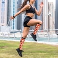 thumbnail image 6 of Lsque Tomatoes And Chili Pattern Sport Compression Socks for Men & Women 15-20 mmHg Knee High Nurse Pregnant Running Medical and Travel Athletic, 6 of 6