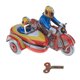 thumbnail image 1 of Juguete a cuerda, motocicleta con cuerda lateral, juguete para niños en edad preescolar, juguete de hojalata Macarena Reloj de trabajo, 1 of 8