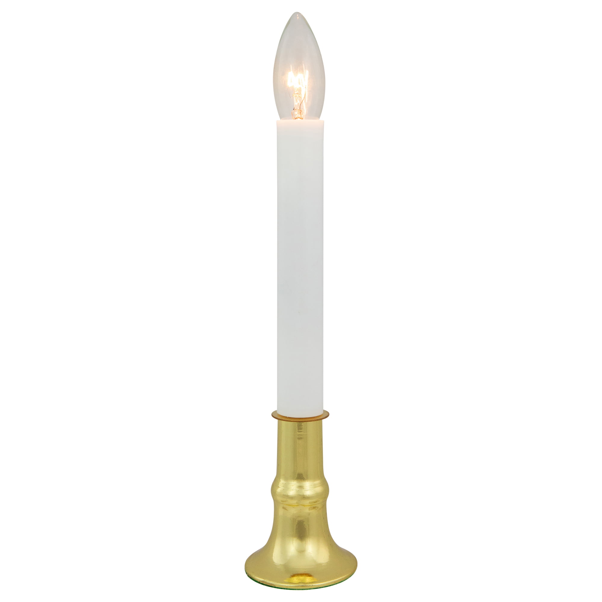 Details about   24 Sylvania V1533-88 9" Gold Battery Operated Christmas Candle Candoliers 